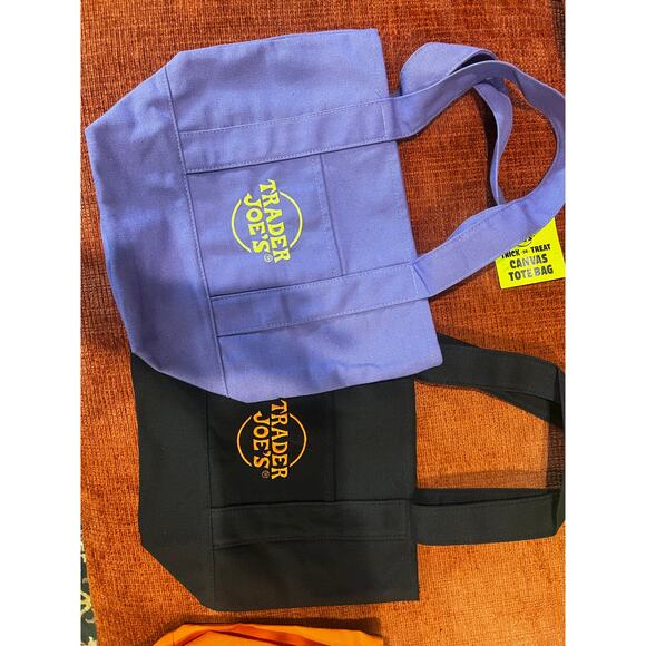PAIR-(2) Trader Joe's Mini Halloween Totes-NWT - Picture 3 of 4